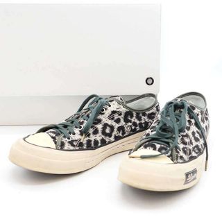 visvim ビズビム SKAGWAY LO LEOPARD レオパードスニーカー グレー 8 1/2 0123101001002(スニーカー)