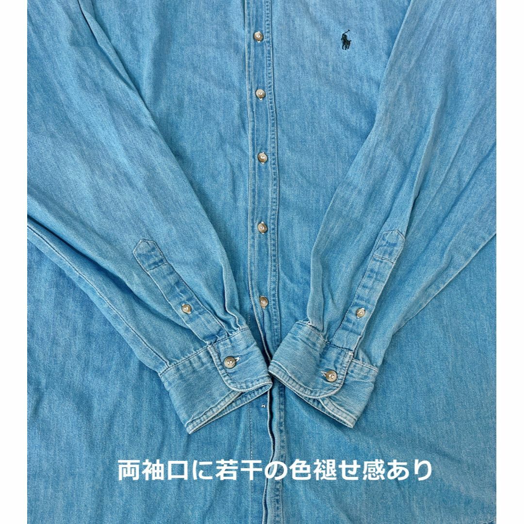 POLO RALPH LAUREN(ポロラルフローレン)の【Polo by RalphLauren】シャンブレーシャツ/L★ラルフローレン メンズのトップス(シャツ)の商品写真