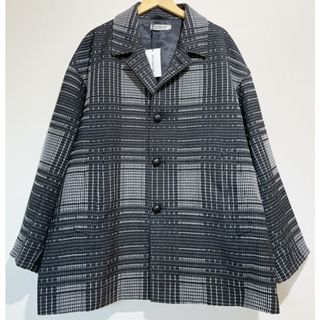 クーティー(COOTIE)のCOOTIE (クーティー) CTE-23A215  Jacquard Check Wool Short Chester Coat ジャガード チェック ウール ショート チェスターコート【A31261-007】(チェスターコート)