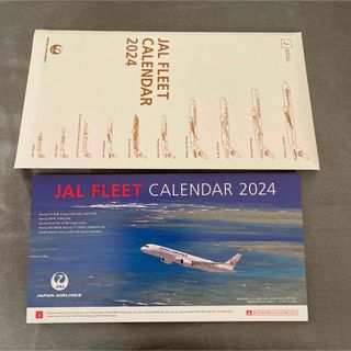 JAL(日本航空) - 卓上型　JAL FLEET CALENDAR 2024　日本航空　カレンダー