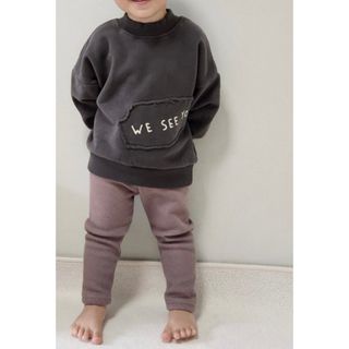 ザラキッズ(ZARA KIDS)のnunu  シーユーMTM  グレー　100サイズ　新品(Tシャツ/カットソー)