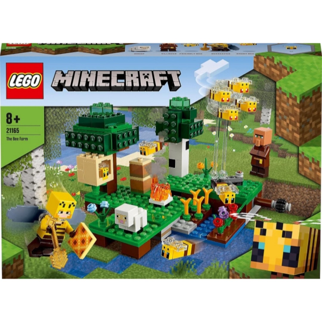 レゴ マインクラフト(レゴマインクラフト)のレゴ(LEGO) マインクラフト ミツバチの養蜂場 21165  キッズ/ベビー/マタニティのおもちゃ(積み木/ブロック)の商品写真