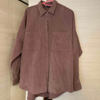 ザラ(ZARA)のZARA  コーデュロイ　シャツ(シャツ)