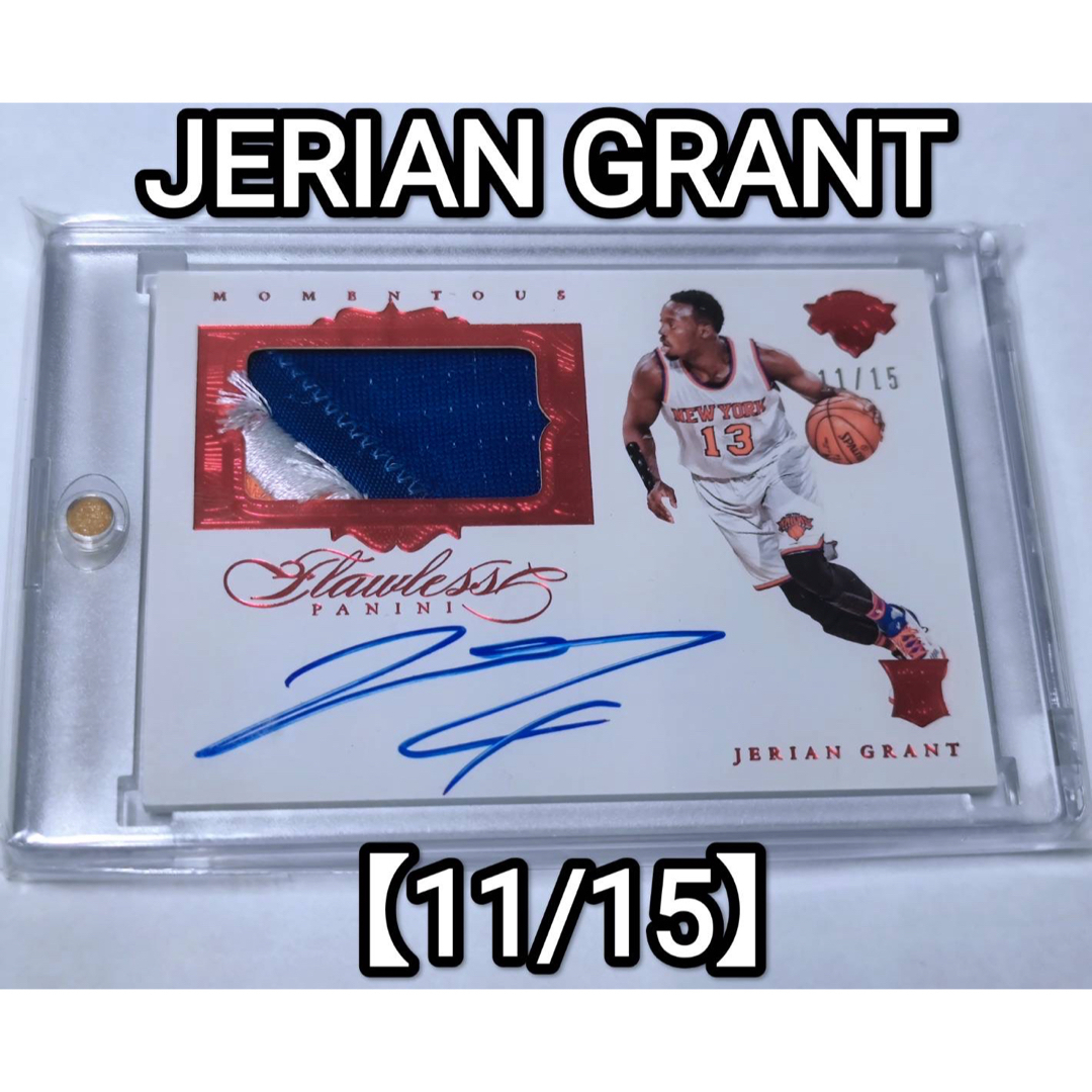 11/15】「JERIAN GRANT」サインカードの通販 by TB12's shop｜ラクマ