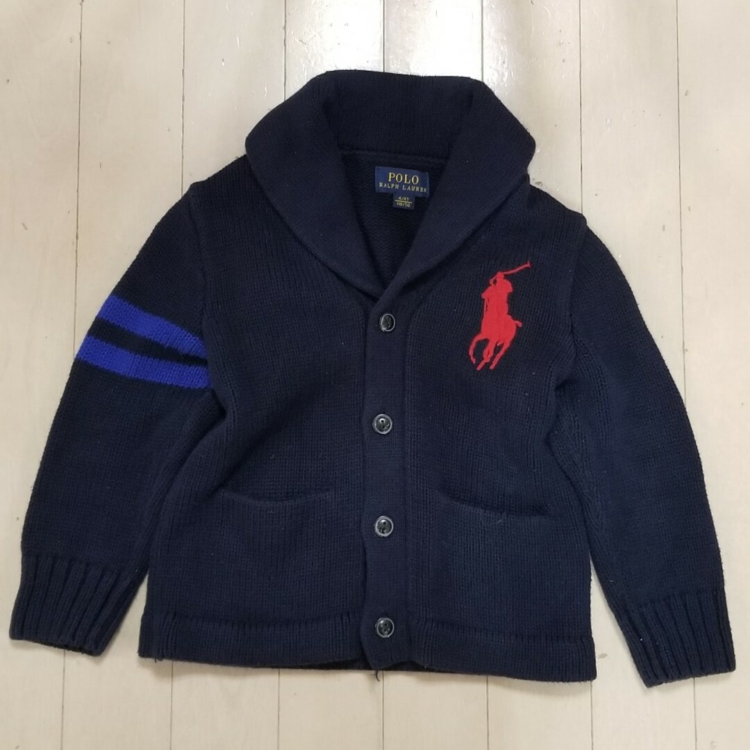 POLO RALPH LAUREN(ポロラルフローレン)のポロ・ラルフローレン　カーディガン　サイズ110 キッズ/ベビー/マタニティのキッズ服男の子用(90cm~)(カーディガン)の商品写真