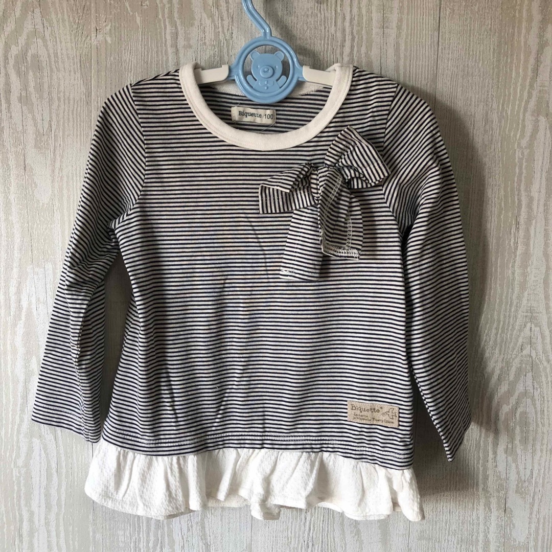 Biquette(ビケット)のキムラタン　ビケット　トップス  キッズ/ベビー/マタニティのキッズ服女の子用(90cm~)(Tシャツ/カットソー)の商品写真