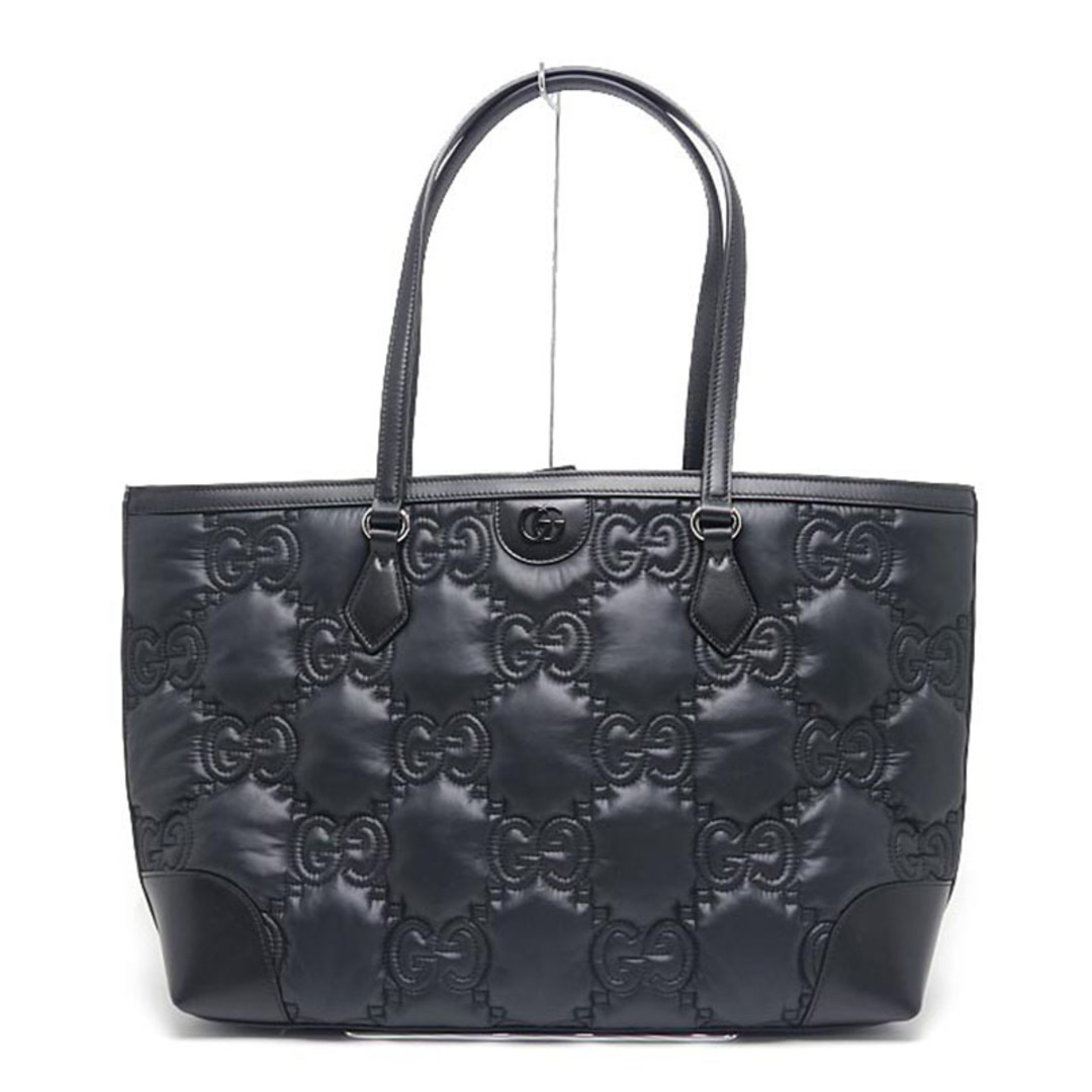 Gucci(グッチ)のグッチ GGマトラッセ ミディアムトートバッグ 631685 ブラック ナイロン レディースのバッグ(ハンドバッグ)の商品写真