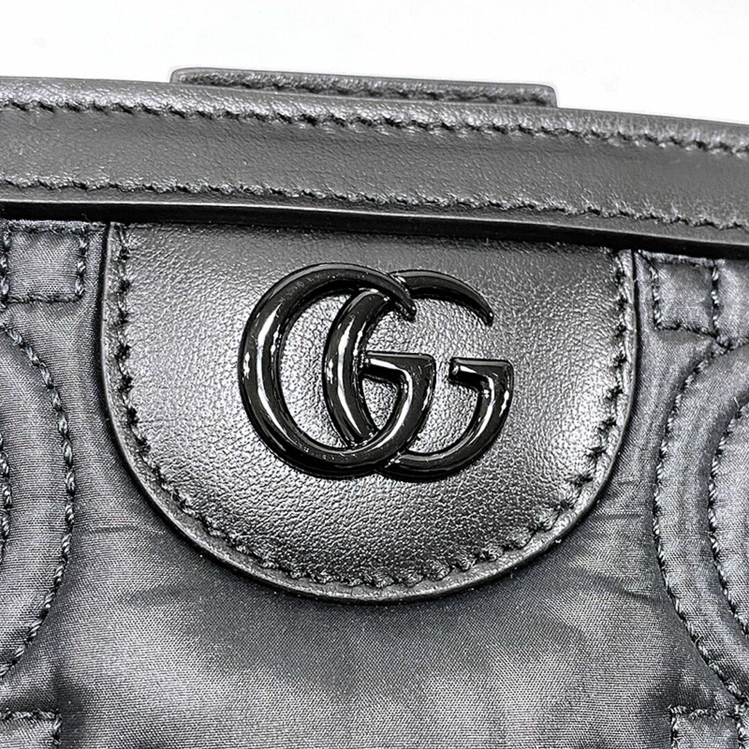 Gucci(グッチ)のグッチ GGマトラッセ ミディアムトートバッグ 631685 ブラック ナイロン レディースのバッグ(ハンドバッグ)の商品写真