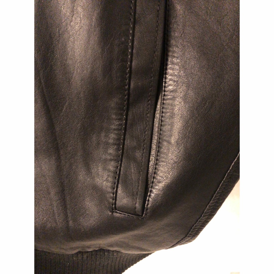 celine(セリーヌ)のビンテージ リブレザージャケット SOHO エディスリマン 短丈 celine メンズのジャケット/アウター(レザージャケット)の商品写真