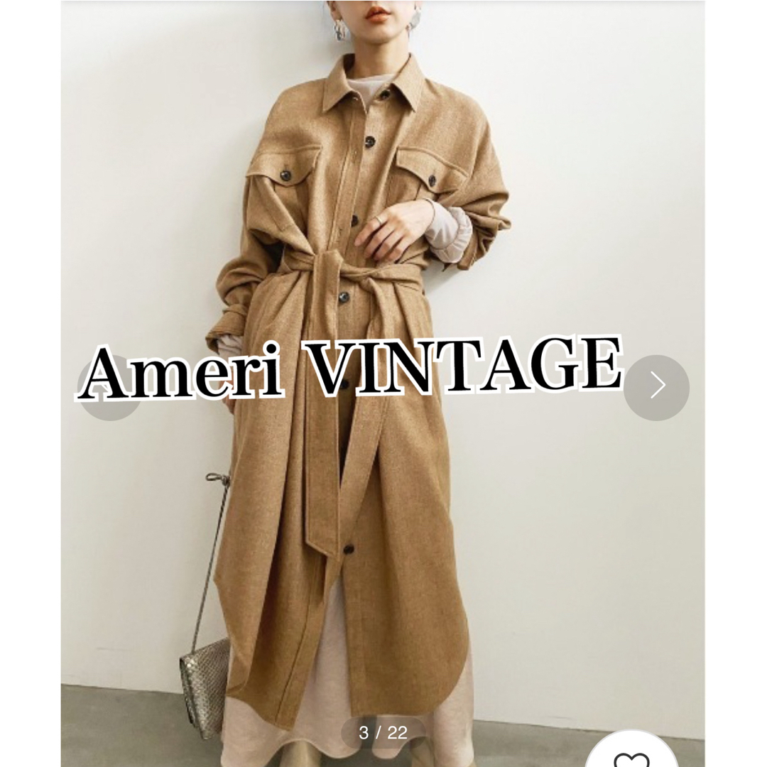 AMERI VINTAGE アメリ　ロングシャツ