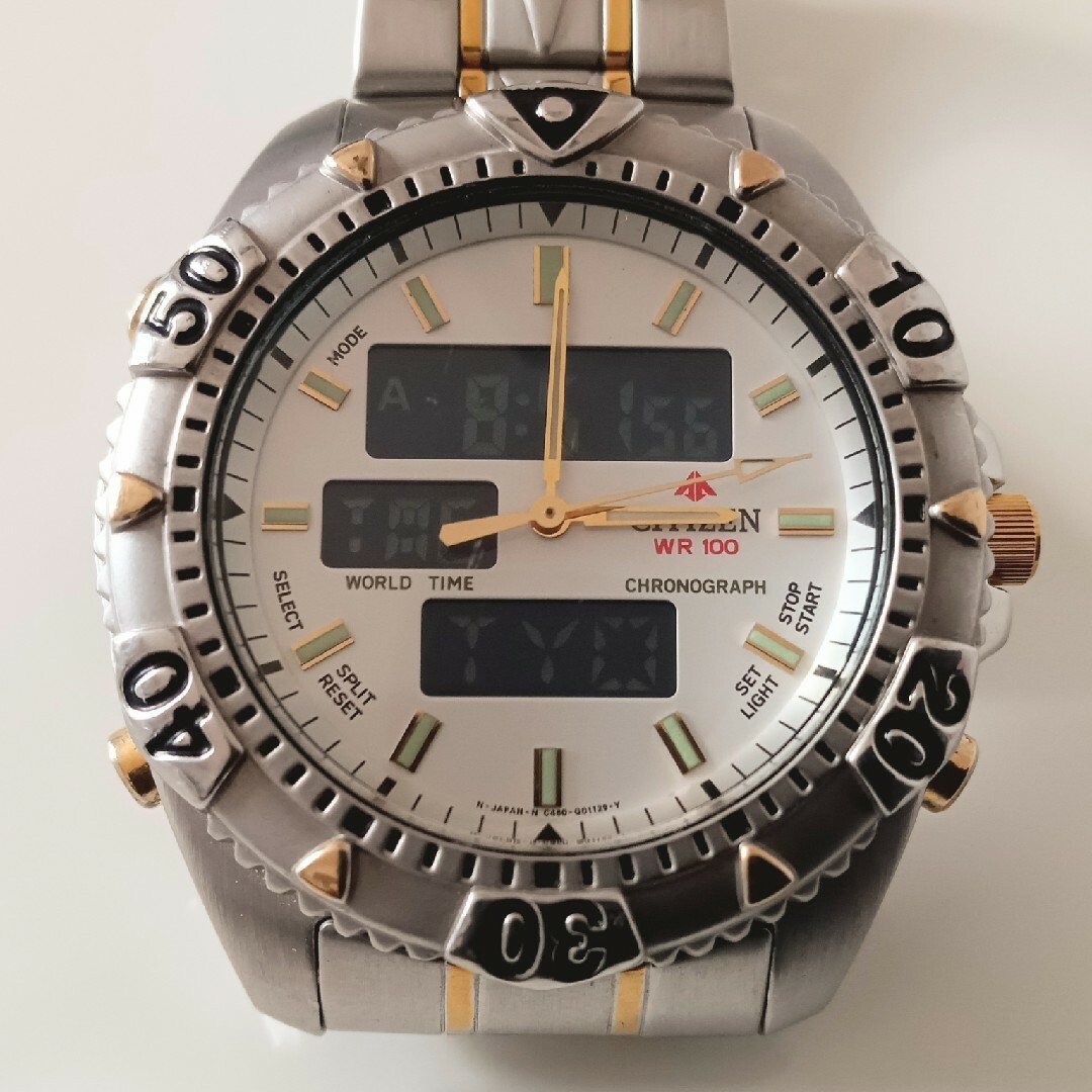 作品　CITIZEN プロマスター PROMASTER　ワールドタイム　腕時計約19cm