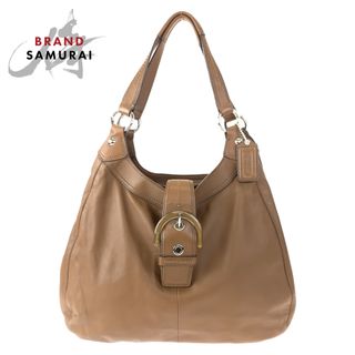 コーチ(COACH)のCOACH コーチ ソーホー ブラウン 茶 レザー F17092 ショルダーバッグ 肩掛け レディース 404710 【中古】(ショルダーバッグ)