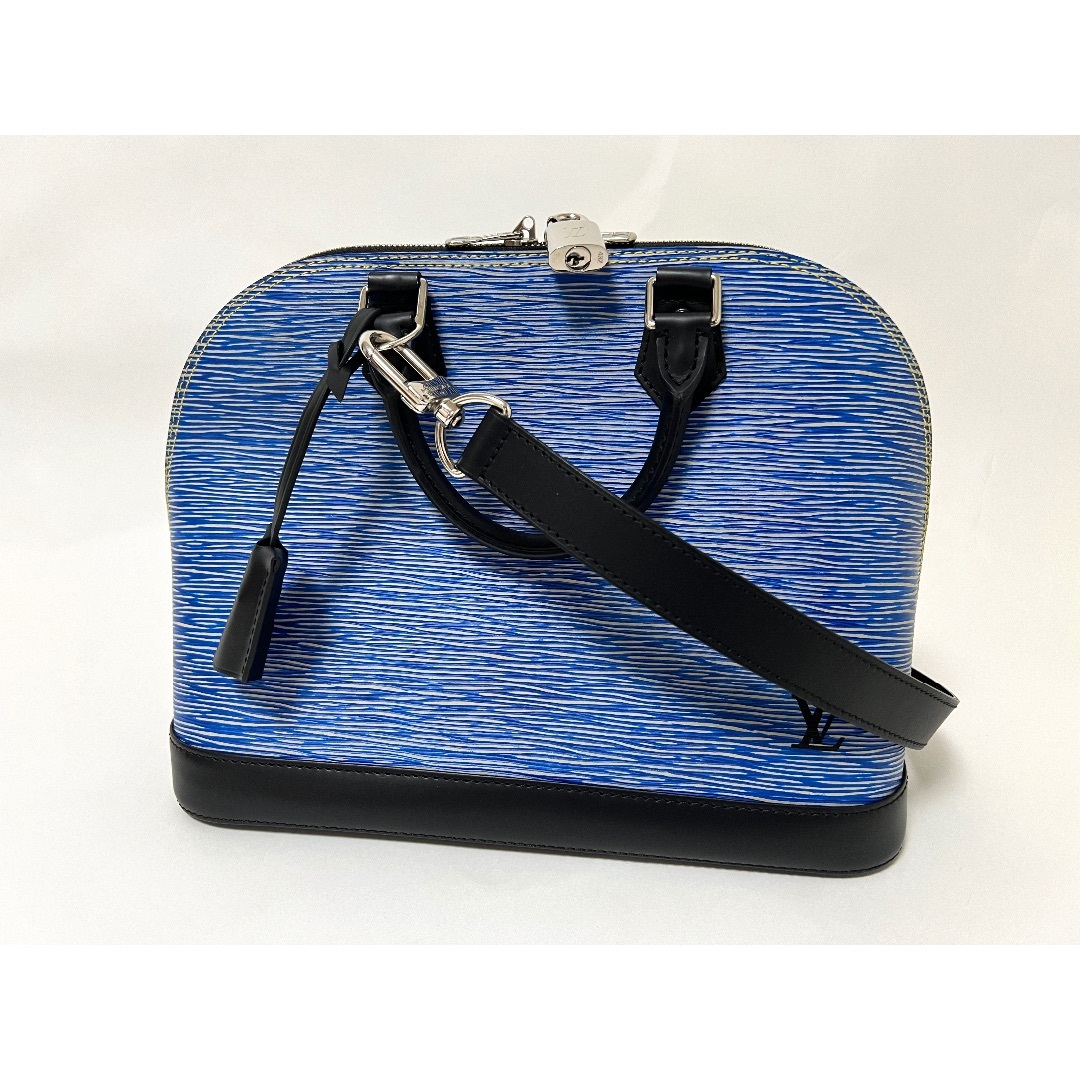 LOUIS VUITTON - LOUIS VUITTON ルイヴィトン エピ デニム アルマPM ハンドバッグ 別売り ショルダーストラップ付き M51052 美品