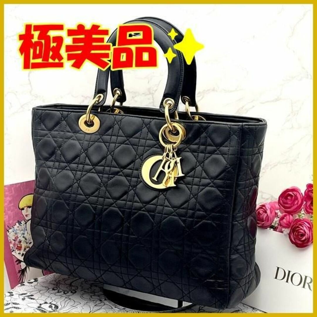 ★極美品★　Christian Dior　レディディオール　ハンドバッグハンドバッグ