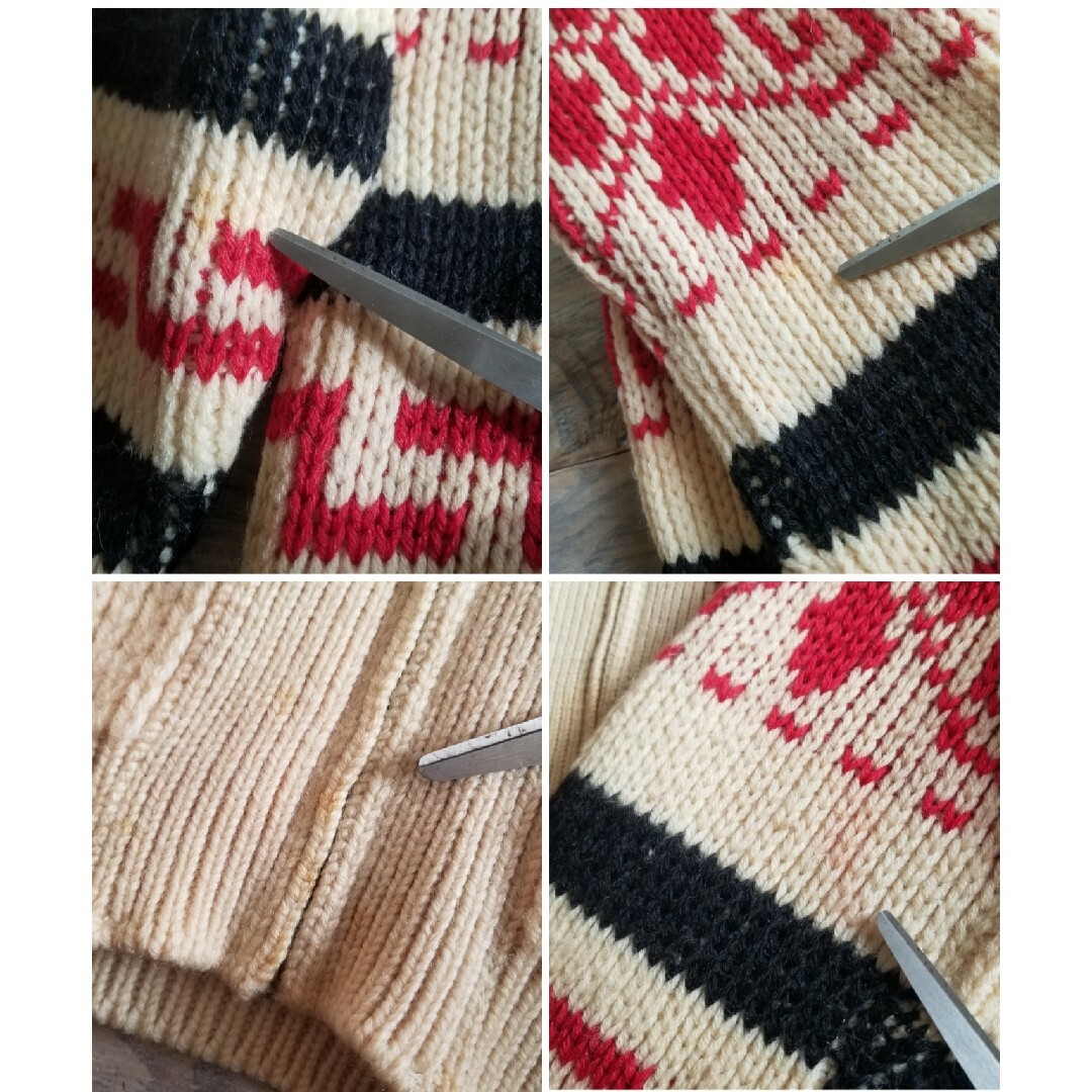 70's PENDLETONペンドルトン ネイティブ柄 カウチンセーター XL 70's PENDLETONペンドルトン ネイティブ柄 カウチンセーター XL