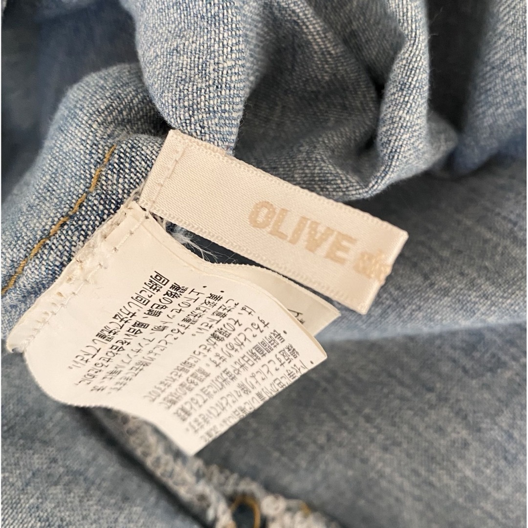 OLIVEdesOLIVE(オリーブデオリーブ)のOLIVE des OLIVE  オリーブデオリーブ  デニムシャツ  シャツ レディースのトップス(シャツ/ブラウス(長袖/七分))の商品写真