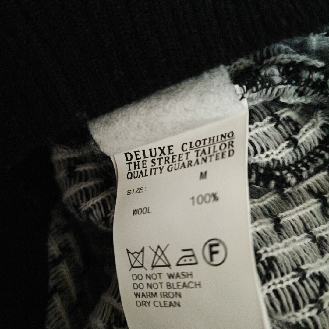 DELUXE(デラックス)のdeluxe clothing ノルディックカーディガン　Mサイズ メンズのトップス(カーディガン)の商品写真
