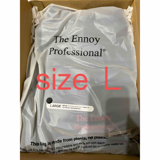 【Lサイズ】 ENNOY 3PACK T-SHIRT TEE 裾ロゴ 袖ロゴ