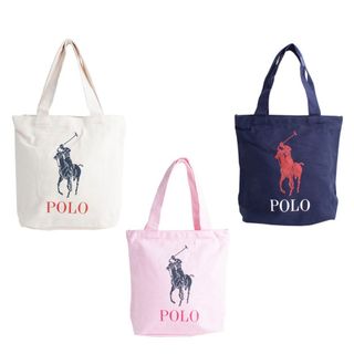 ポロラルフローレン(POLO RALPH LAUREN)のラルフローレン トートバッグ 9ar018 CARMEL/PINK(トートバッグ)