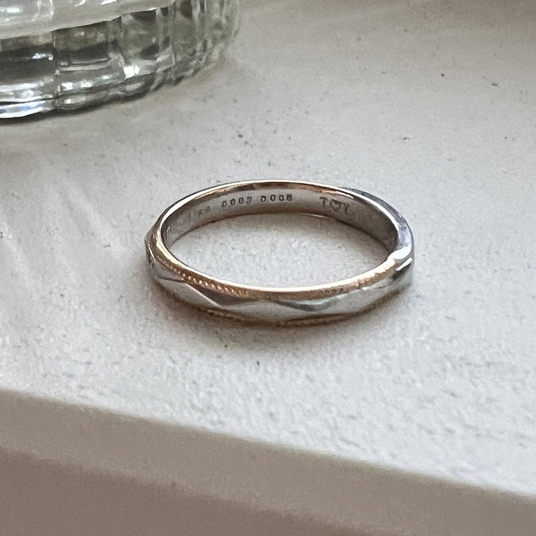 ピンクダイヤモンド　🤍プラチナリング　ring レディースのアクセサリー(リング(指輪))の商品写真