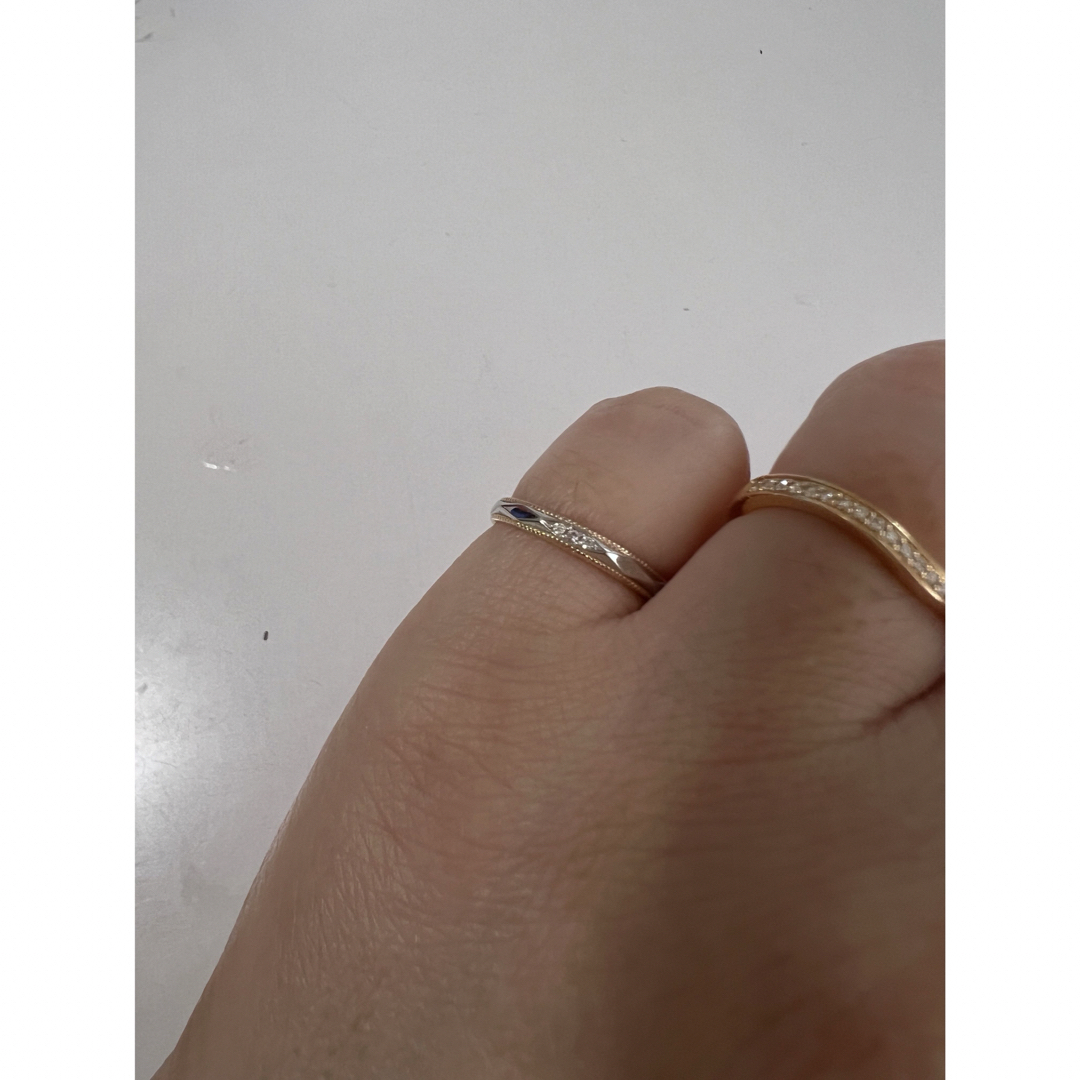 ピンクダイヤモンド　🤍プラチナリング　ring レディースのアクセサリー(リング(指輪))の商品写真