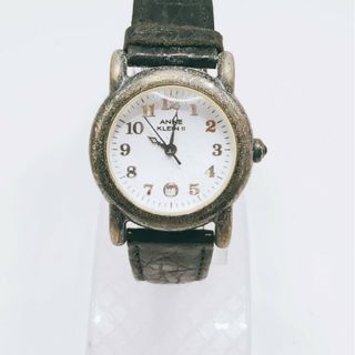 #31 ANNE KLEIN 2 アンクライン 腕時計 アナログ 2針 白色文字(腕時計)