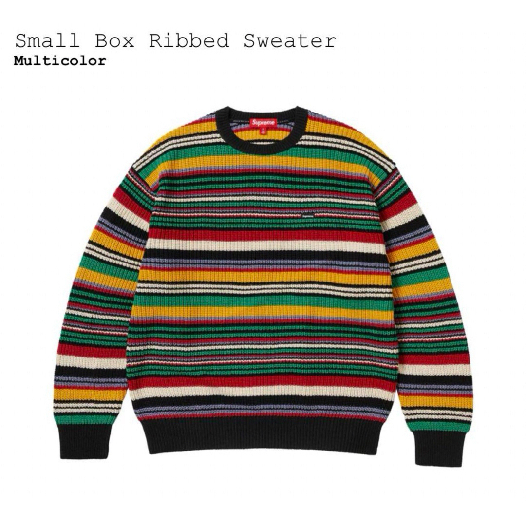 ニット/セーターSupreme Small Box Logo Ribbed Sweater