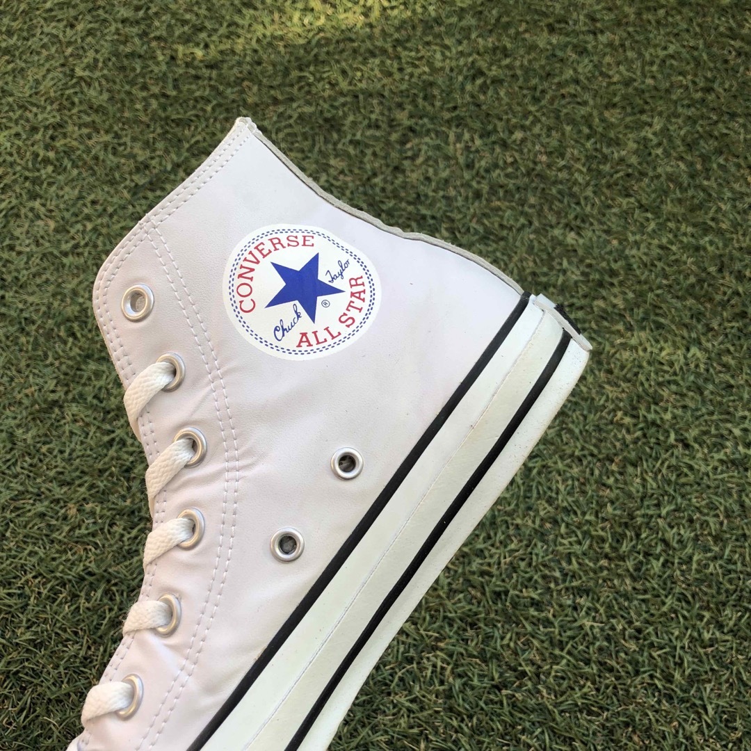 CONVERSE(コンバース)の美品24.5converse コンバース レザー オールスターHI HW749 レディースの靴/シューズ(スニーカー)の商品写真