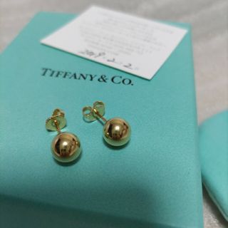 ティファニー(Tiffany & Co.)の最終お値下げ ティファニー ハードウェア ボール ピアス K18  ゴールド(ピアス)