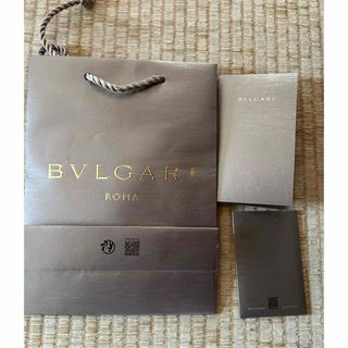 BVLGARI - BVLGARI ブルガリ ショッパー 紙袋&カードケース
