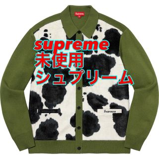 シュプリーム(Supreme)のsupreme cow print cardigan シュプリーム　カーディガン(カーディガン)