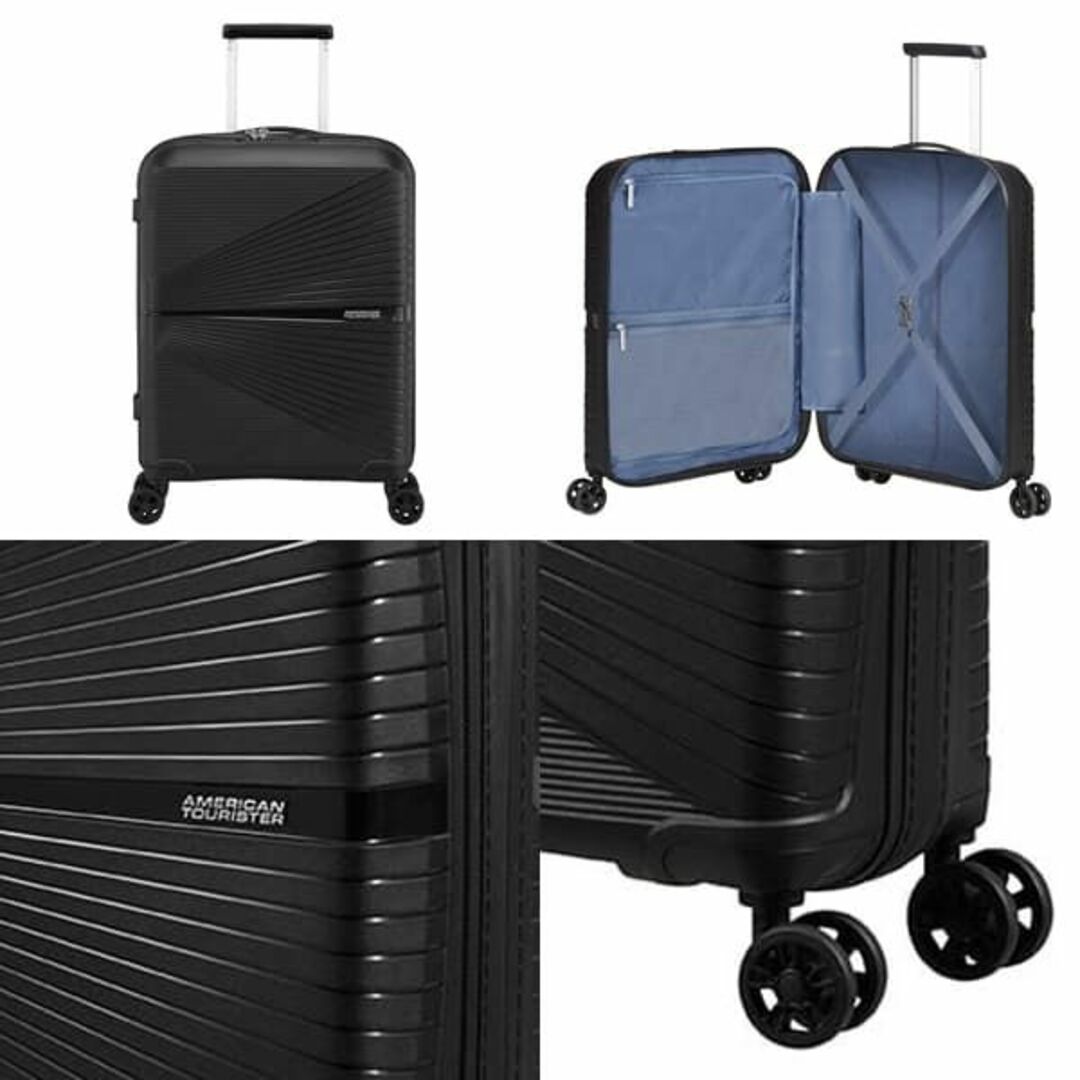 Samsonite(サムソナイト)の(KP0120)訳あり アメリカンツーリスター エアーコニック55cm ブラック レディースのバッグ(スーツケース/キャリーバッグ)の商品写真