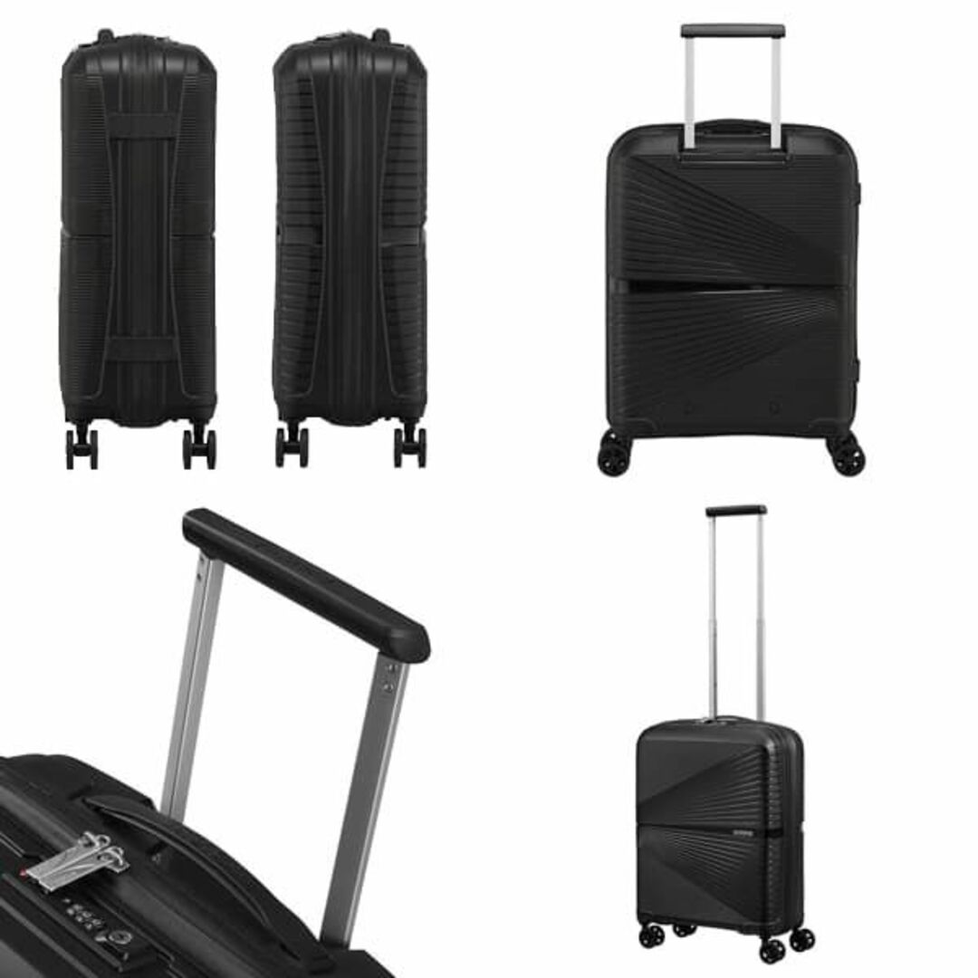 Samsonite(サムソナイト)の(KP0120)訳あり アメリカンツーリスター エアーコニック55cm ブラック レディースのバッグ(スーツケース/キャリーバッグ)の商品写真