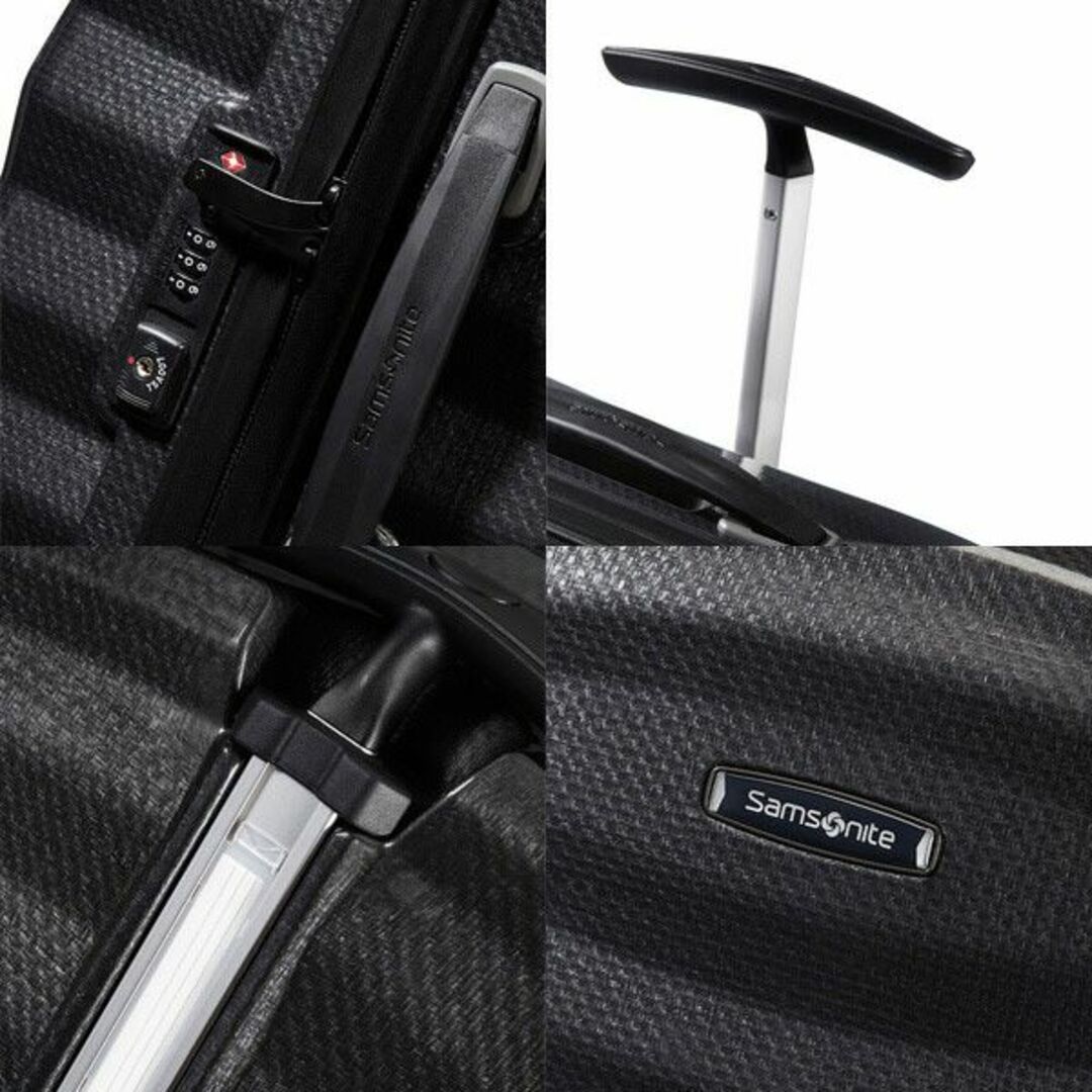 Samsonite(サムソナイト)の(KP0140)訳あり サムソナイト ライトショック 75cm ブラック レディースのバッグ(スーツケース/キャリーバッグ)の商品写真