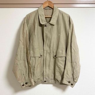 バーバリー(BURBERRY)のBurberry vintage リネンブルゾン　スウィングトップ(ブルゾン)