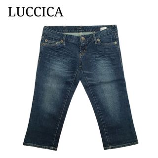 LUCCICA jeans デニム サブリナ パンツ クロップド パンツ(デニム/ジーンズ)