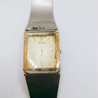 #156 SEIKOセイコー 5A8A 腕時計  3針 金色文字盤 ゴールド色(腕時計)