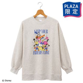 ディズニー(Disney)のプラザ PLAZA 限定 ディズニー  トレーナー フレンズ　アッシュ★新品(その他)