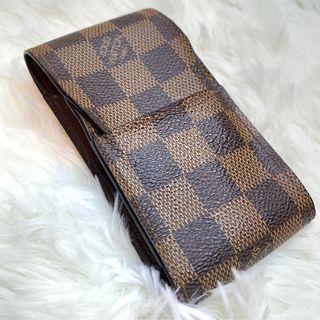 ルイヴィトン(LOUIS VUITTON)のLOUIS VUITTON ルイ ヴィトン エテュイ・シガレット ブラウン(タバコグッズ)