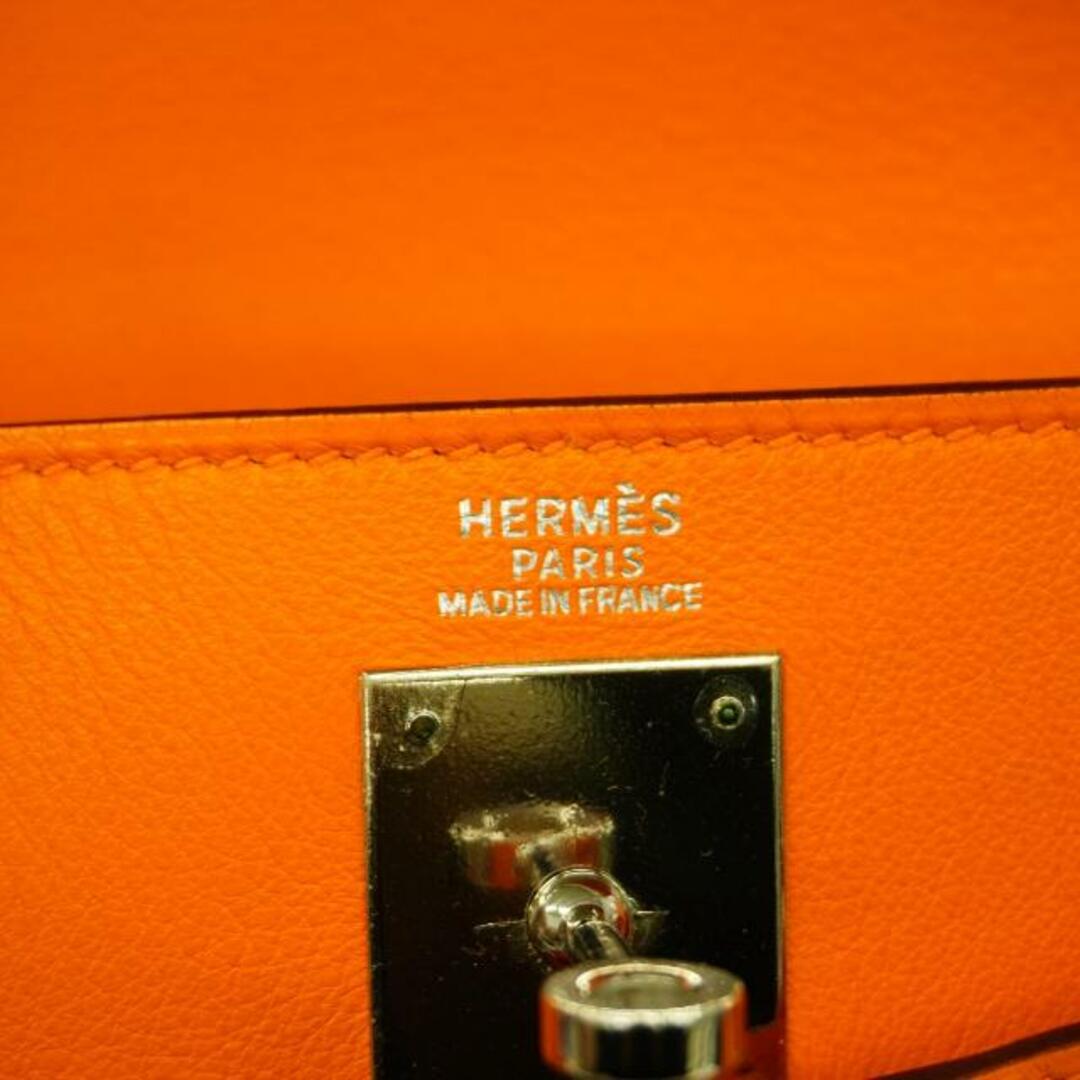 Hermes(エルメス)の【4ee5981-g】エルメス ツーウェイバッグ/ケリー32/□I刻印/ヴォーガリバー/オレンジ/シルバー金具 レディースのバッグ(その他)の商品写真