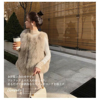 大特価‼︎韓国で購入 セーブル毛皮 未使用サイズ S/M