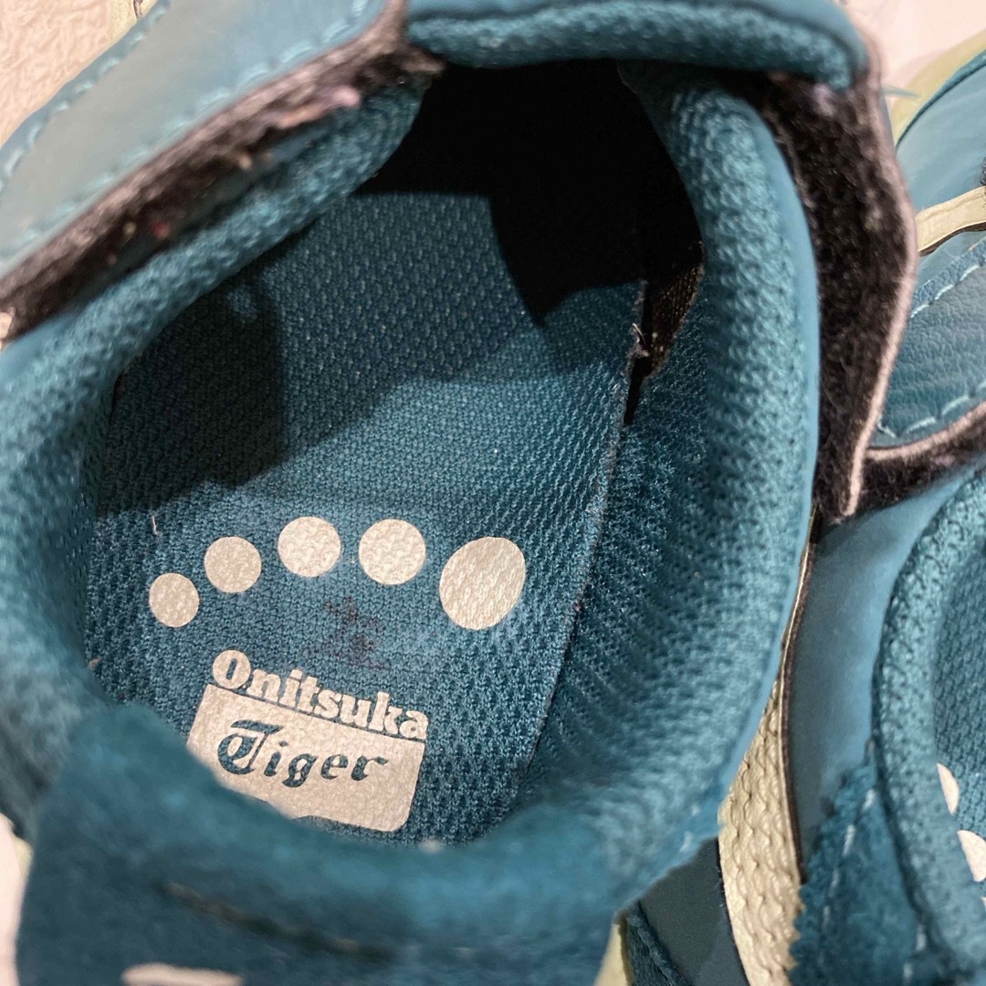 Onitsuka Tiger(オニツカタイガー)のオニツカタイガー　ベビー　14.5 グリーン キッズ/ベビー/マタニティのベビー靴/シューズ(~14cm)(スニーカー)の商品写真