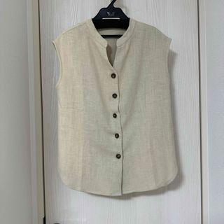 ルームサンマルロクコンテンポラリー(room306 CONTEMPORARY)の新品タグ付きroom306 linen blend 2way tops(シャツ/ブラウス(半袖/袖なし))