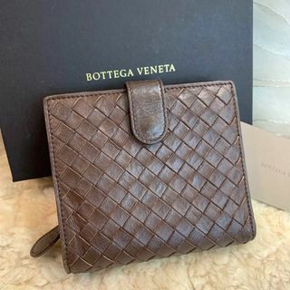 ボッテガヴェネタ(Bottega Veneta)のBOTTEGA VENETA イントレチャート コンパクトジップ 二つ折り財布(折り財布)