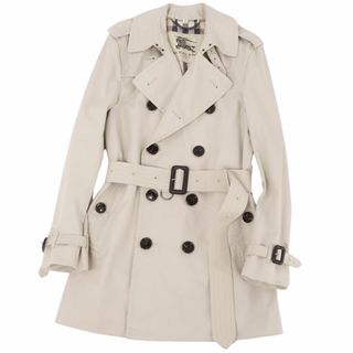 バーバリー(BURBERRY)の美品 バーバリー ロンドン BURBERRY LONDON コート トレンチコート 裏チェック コットン アウター メンズ 46(S相当) ライトベージュ(トレンチコート)