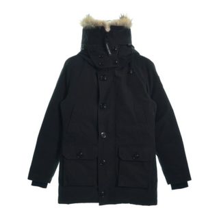 カナダグース(CANADA GOOSE)のCANADA GOOSE カナダグース ダウンジャケット/ダウンベスト S 黒 【古着】【中古】(ダウンジャケット)