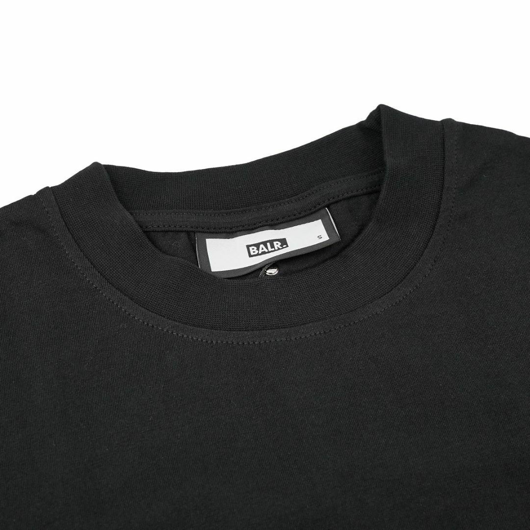 BALR ボーラー 半袖Tシャツ B1112.1049 Blanks Box T-shirt メンズ オーバーサイズ ブラック XLサイズ メンズのトップス(Tシャツ/カットソー(半袖/袖なし))の商品写真