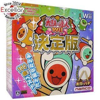 ウィー(Wii)の太鼓の達人Wii 決定版 [太鼓とバチ同梱版]　ディスク傷(家庭用ゲームソフト)