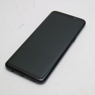 ギャラクシー(Galaxy)の新品同様 SC-02J Galaxy S8 ブラック 白ロム SIMロック解除済み(スマートフォン本体)