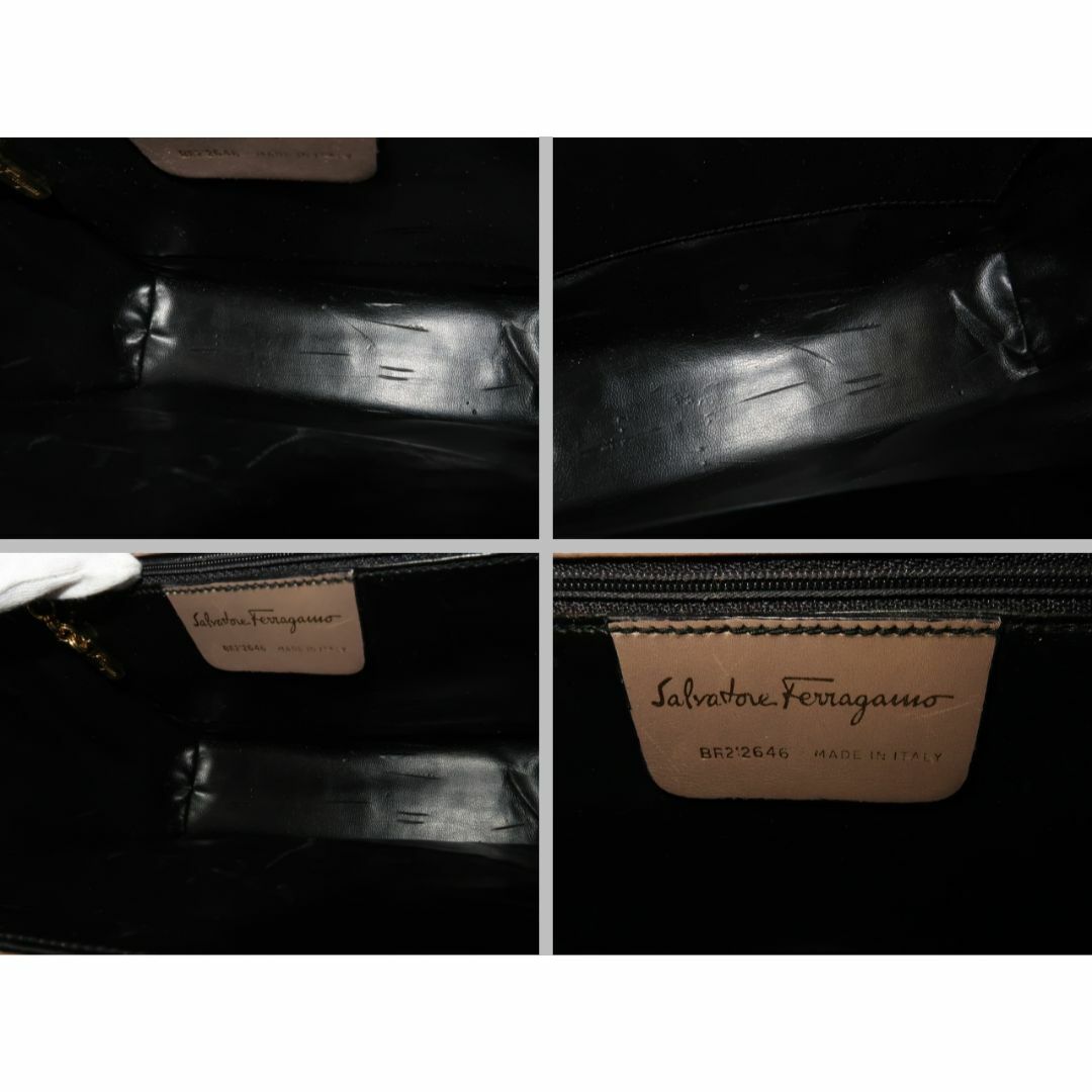 Salvatore Ferragamo(サルヴァトーレフェラガモ)のフェラガモ　レザー　薄茶色系　ショルダーバッグ　18678008 レディースのバッグ(ショルダーバッグ)の商品写真